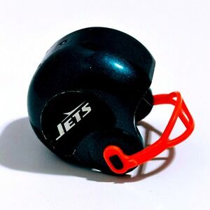 NFL New‎ York Jets Mini Helmet OS Green Metallic Pocket Size Plastic